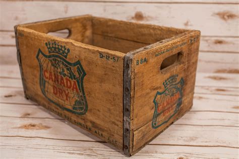 retro metal storage box|vintage wooden storage crates.